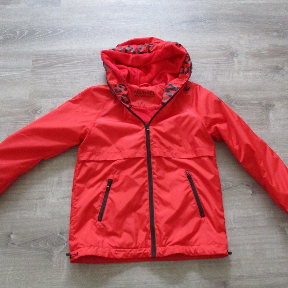 NWT Michael Kors Hooded logo Windbreaker Jacket - Picture 8 of 8
